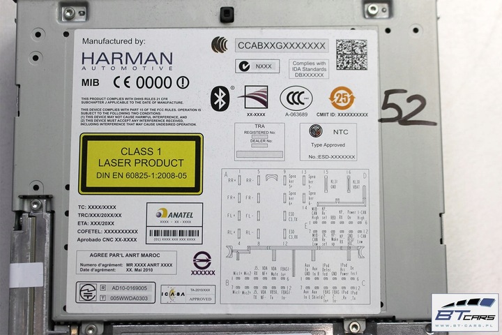 фото №7, Audi a3 набор mmi 3g+ mib считыватель sim sd + монитор + панель 8v0035021a 8v0