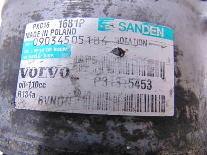 фото №15, Компресор кондиціонера volvo s80 ii 2.0 d3 p31315453