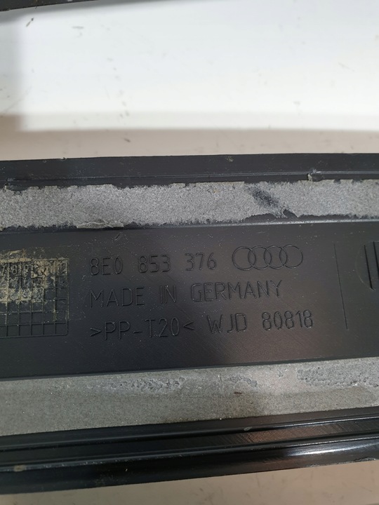 фото №11, Планки накладки порогові 8e0853374 audi a4 b6 eur комплект