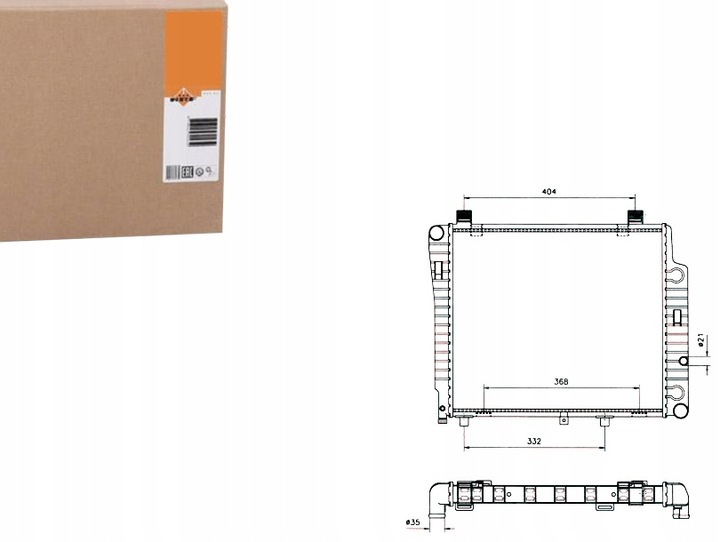 фото №1, Радіаторів mercedes benz nrf