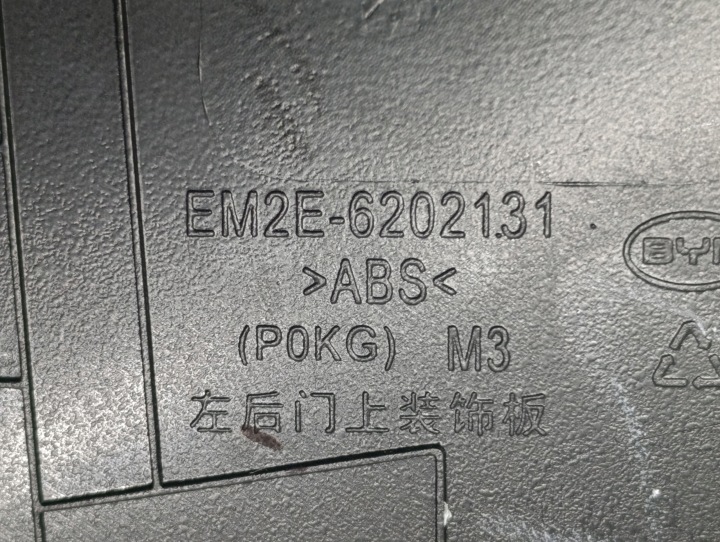 фото №7, Em2e-6202131 защита молдинг заглушка byd dolphin