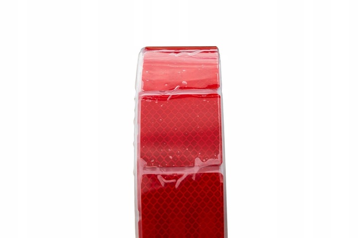 фото №2, Стрічка відбивна samoprzylepna konturowa червона w segmentach - 1 метр