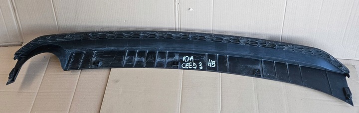фото №11, Kia ceed 3 iii hb 18- диффузор спойлер накладка заднего бампера 86612-j7000