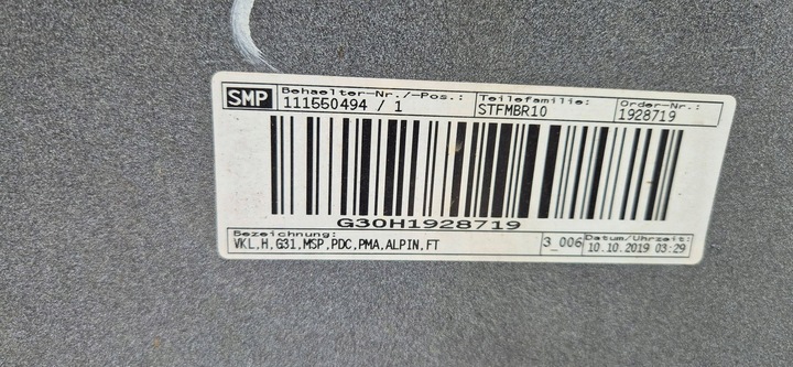 фото №15, Bmw 5 g31 16-20 універсал м-пакет бампер зад + абсорбери org