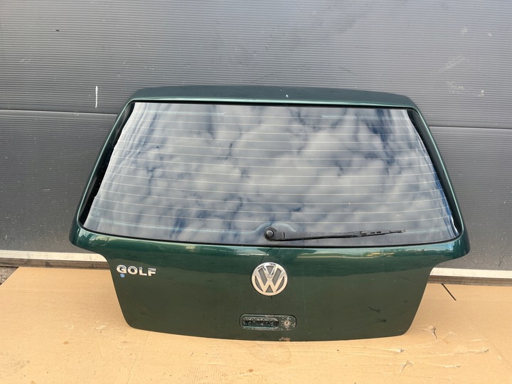 фото №1, Кришка задня скло багажника зад vw volkswagen golf iv 4 зелена hb 3/5drzwi
