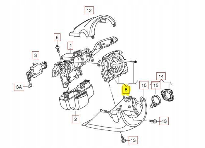 фото №5, Модуль системы рулевого audi a1, оригинальная запчасть 5k0953569al