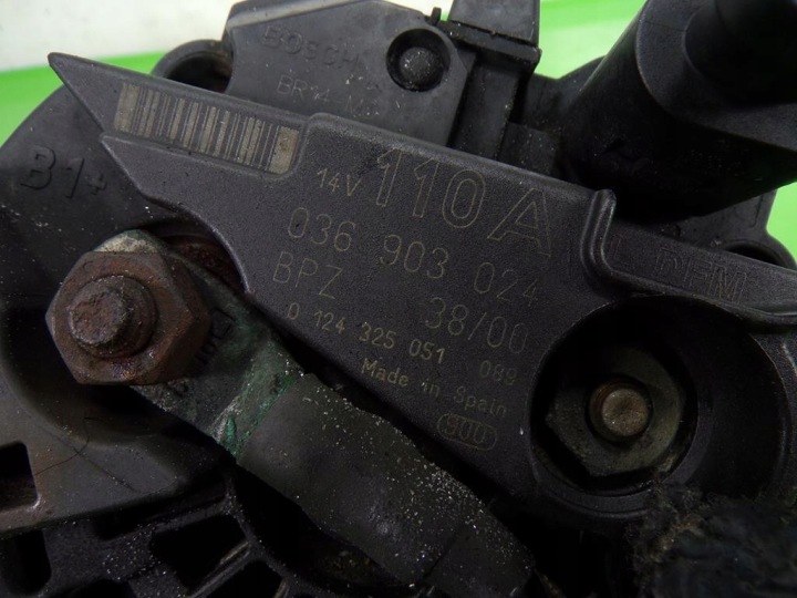 фото №5, Volkswagen lupo 1.4 16v fsi arr генератор 110a 01243250500124325051