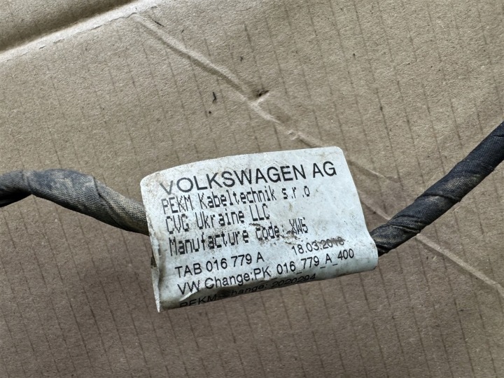 фото №6, 2x датчик pdc паркування джгут бампера перед vw crafter 2 ii 7c0 man tge