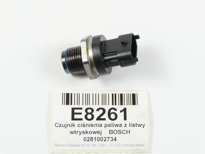 фото №1, Датчик тиску пального з планки вприскувальної renault espace iv 2.2 dci