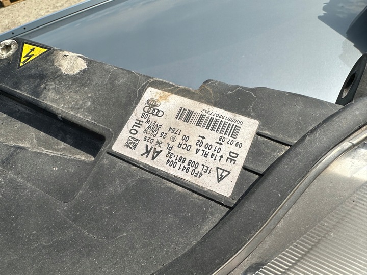 фото №8, Лампа ксенон правый перед audi a6 c6 eu 4f0941004ak