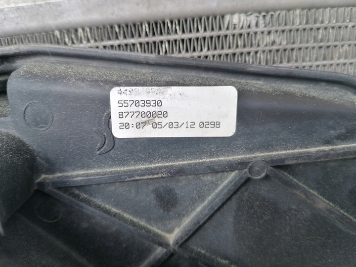 фото №11, Комплект радіатор вентилятор opel corsa d 1.3 1.7 cdti