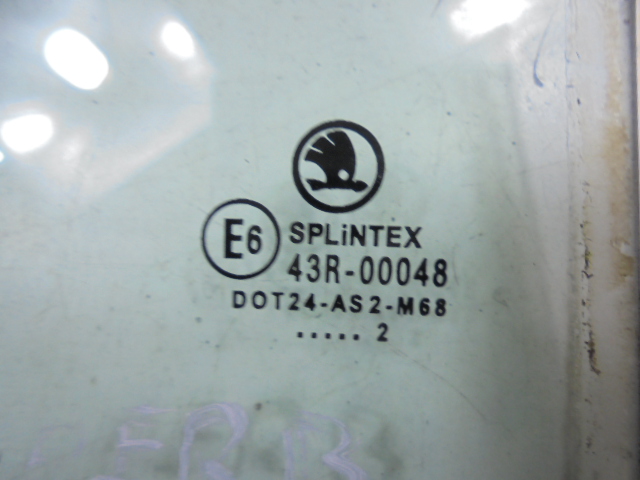 фото №9, Skoda superb i 02r стекло дверь треугольная зад правые