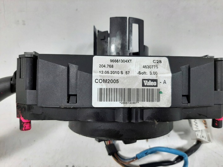 фото №9, Peugeot 207 hb 5d рестайлінг перемикач комбінований стрічка змотувач 96661304xt