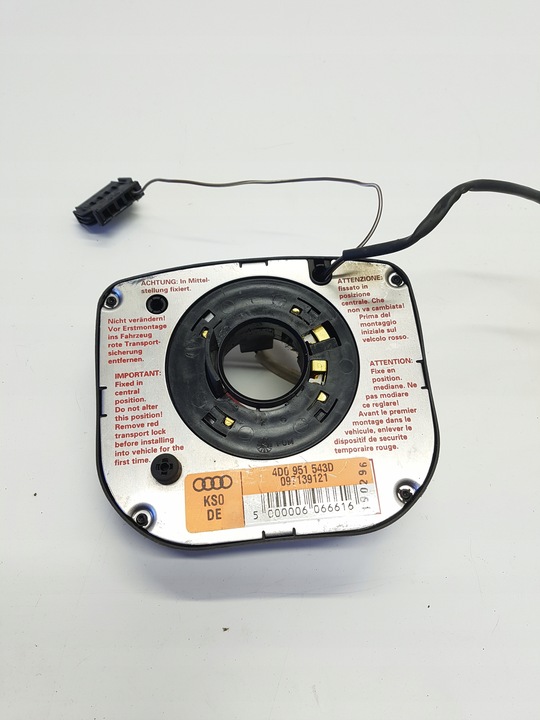 фото №1, Стрічка змотувач подушка безпеки audi a4 b5 4d0951543d