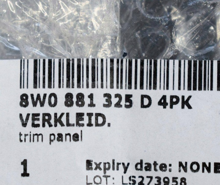 фото №5, Панель отделочный рамы сиденье audi a4 a5 a6 оригинальный 8w0881325d4pk