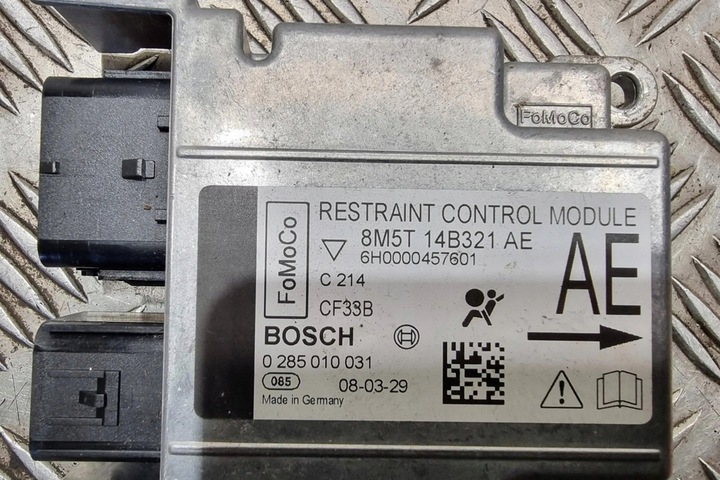фото №1, Модуль подушка безпеки ford c-max dm2 8m5t14b321ae 2.0l дизель 2009