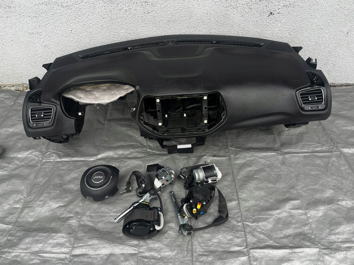 фото №5, Jeep compass ii консоль подушки ремни подушка безопасности комплект демонтаж 2018-