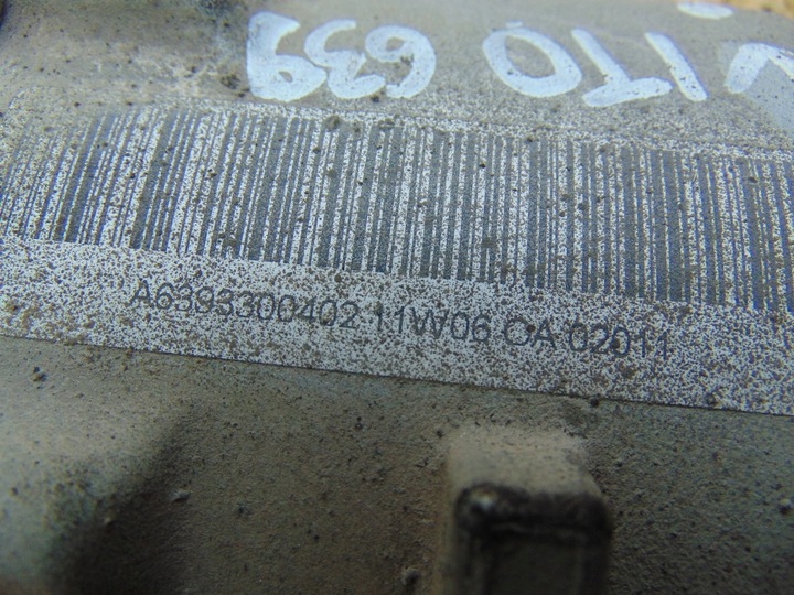 фото №12, Міст диференціал mercedes vito 639 рестайлінг 2.2 4x4 автомат a6393300402