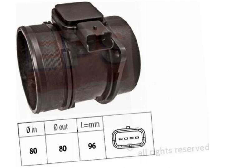 фото №2, Витратомір peugeot 508 i 2.0 expert 2.0 407 2.0 607 2.0 2.2