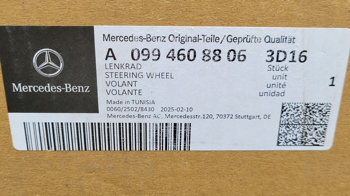фото №7, Mercedes руль a0994608806