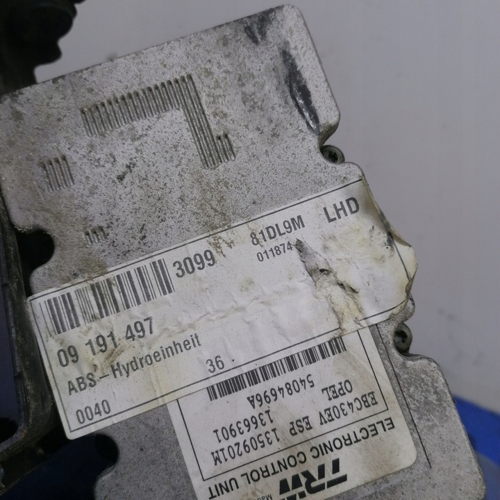 фото №6, Opel signum блок керування насос abs 13509201m