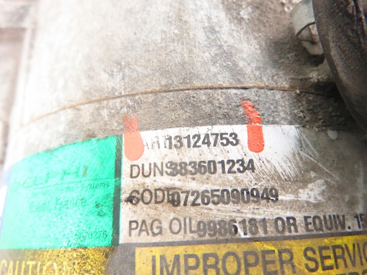 фото №7, Компрессор кондиционера opel zafira b a05 2.2 150 - з 22 yh 13124753