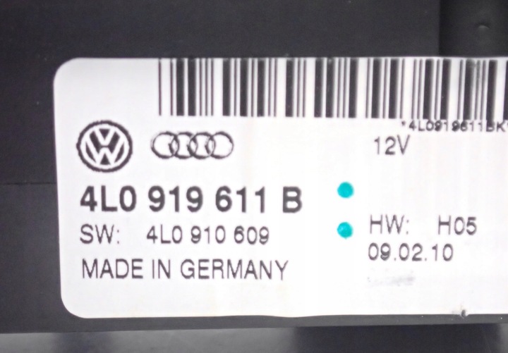 фото №15, Панель управление mmi старт audi q7 4l 4l0919611b