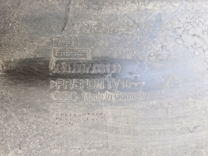 фото №4, Audi a6 c7 захист ременя верхня оригінал