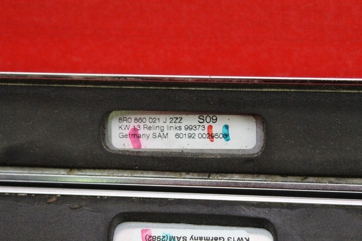 фото №14, Рейлинг рейлинги крышные комплект хром 8r0860021j audi q5 8r 08-12