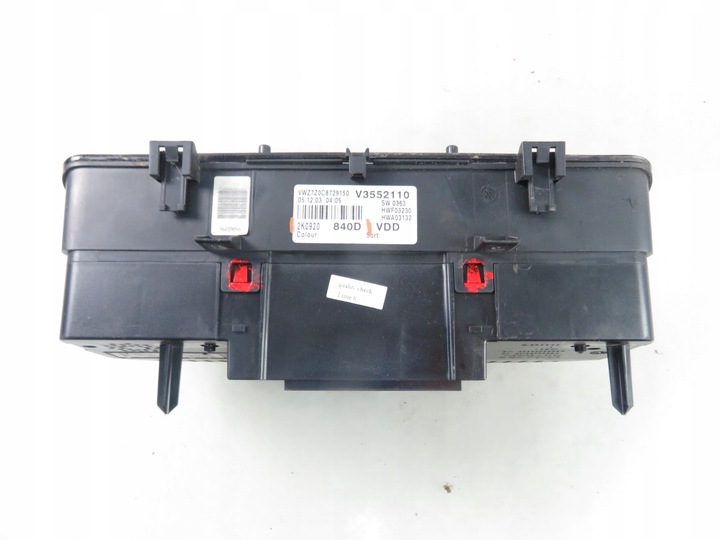 фото №7, Спідометр  vw caddy iii 1.4 2k0920840d