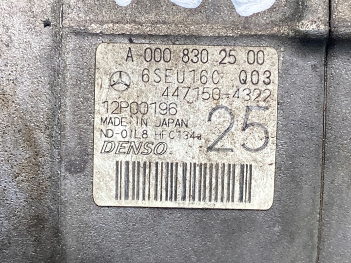 фото №6, Mercedes e350 w212 3.5 компрессор кондиционера a0008302500