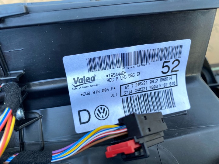 фото №8, Gd vw golf viii обігрівач 5wb816005f оригінальна нова
