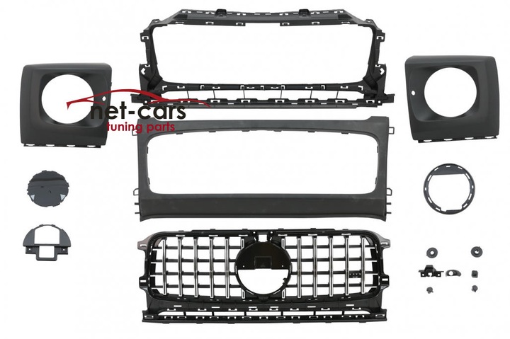 фото №14, Решётка радиатора рамки mercedes g klas 463 w464 18- g63 amg b
