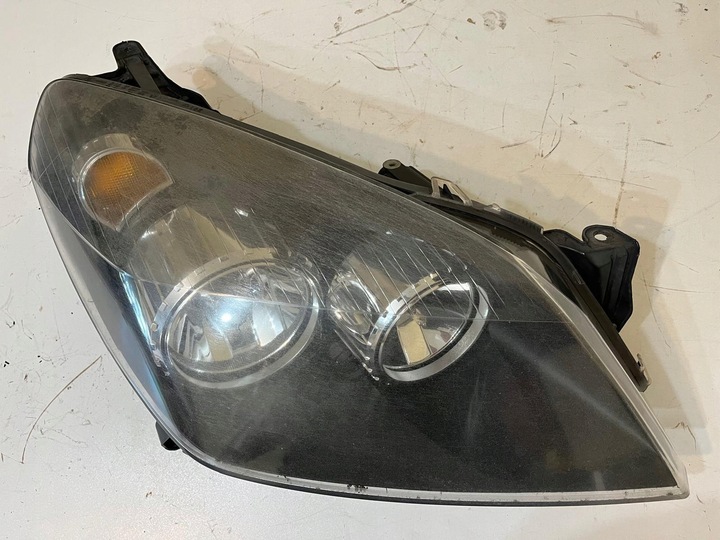 фото №10, Opel astra h 3 iii лампа правий перед передня комплектна 1eg270370 чорна