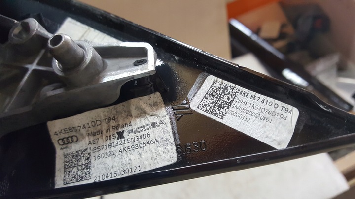 фото №10, Праві дзеркало камера audi q8 e-tron 4ke857410d оригінал демонтаж