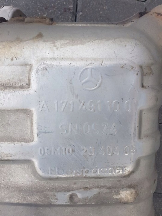 фото №9, Mercedes slk w171 рестайлинг глушитель выхлоп наконечники глушитель 09r