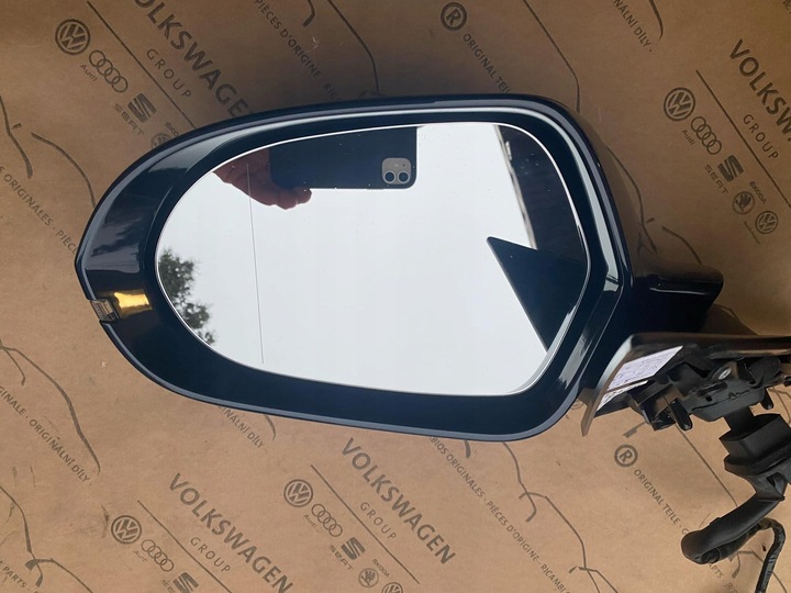 фото №13, Audi a6 c7 4g рестайлінг 2017 дзеркало зовнішній. ліві 12 pin 4g1857409ab lx5r 28km