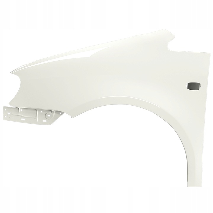 фото №2, Blu крило vw caddy iii 3 2k lb9a лівий білий 04-10 перед оцинковка