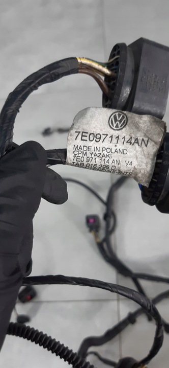 фото №9, Volkswagen t5 t6 установка джгут бампера перед 7e0971114an