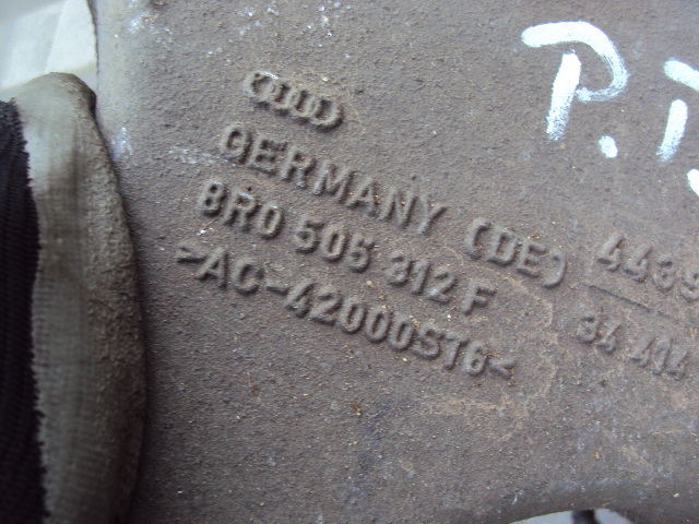 фото №6, Поворотна опора праві зад audi q5 8r 2008-2016