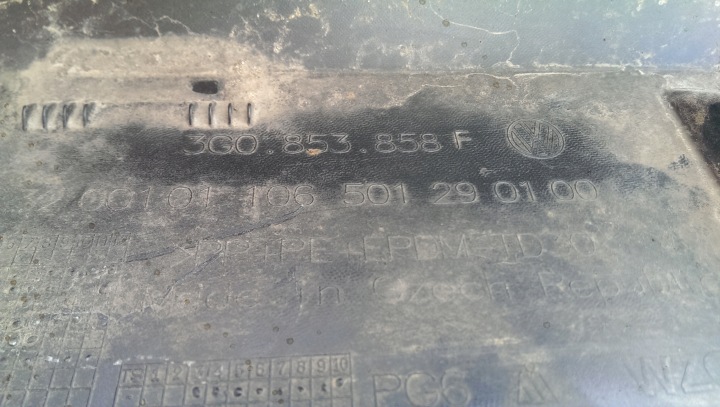 фото №13, Молдинг порогова права vw passat b8 3g0853858f
