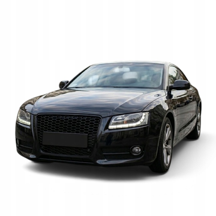 фото №13, Решітка audi a5 8t 2007-2011 сота сота чорний блиск rs решітка бампера