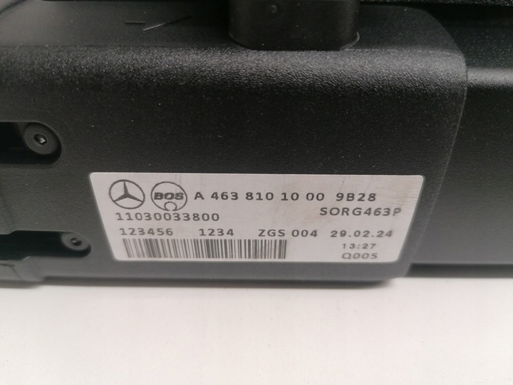 фото №8, Mercedes g класс w463 w464 ролета багажника новая оригинал 2018-