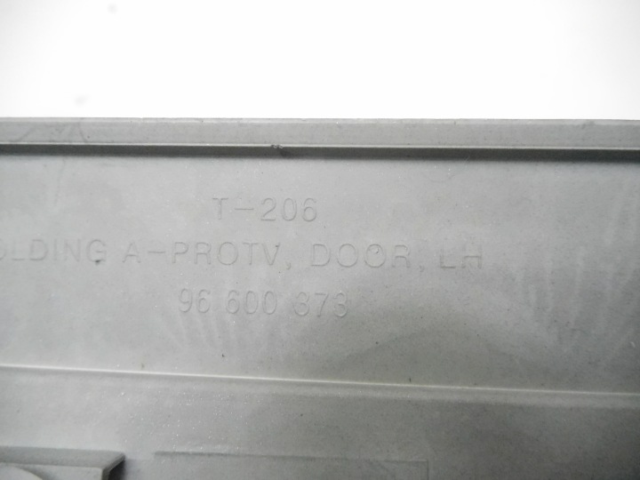 фото №9, Молдинг двери левые перед chevrolet aveo t200 2003 - 2008 oem номер 96600373