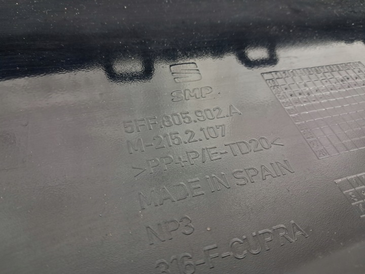 фото №8, Cupra formentor спойлер накладка бампера перед передняя 5ff805902a