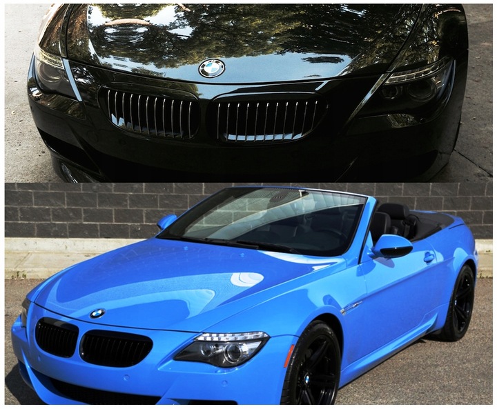 фото №15, Решётка решётка радиатора решётки решётки радиатора bmw e64 2004-2010 карбон чёрный