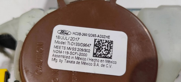 фото №9, Pas безпеки натягувач перед лівий водія ford f250 f350 2017-