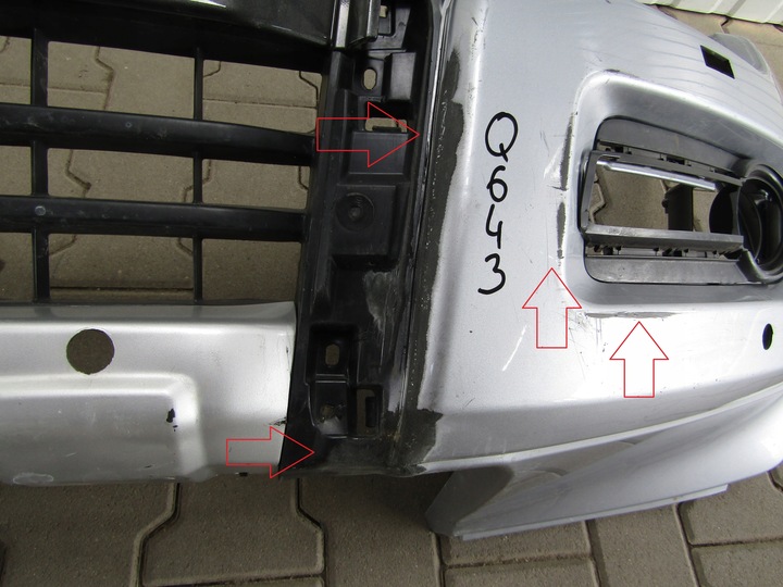фото №9, Бампер перед переднє mitsubishi pajero iv 4 рестайлінг