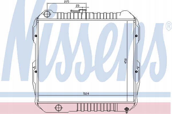 фото №12, Радиаторов двигателя nissens 63013a 1300181