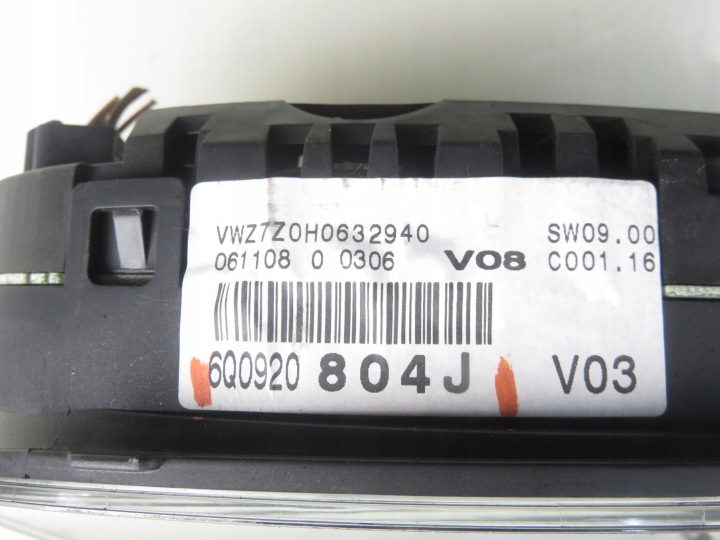 фото №10, Спідометр  vw polo iv 9n_ 1.4 tdi - bms 6q0920804j